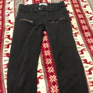 Black zipper pants mudd